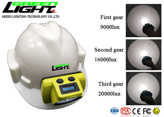 Lampe de chapeau de mineurs de la caisse 348lum 25000lux 2.96W LED d'ABS