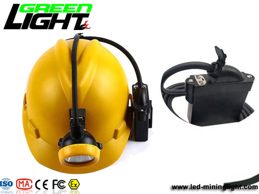 IP68 imperméable 6.6Ah Lux Underground Miners Helmet Lamp 1000