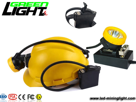 IP68 imperméable 6.6Ah Lux Underground Miners Helmet Lamp 1000