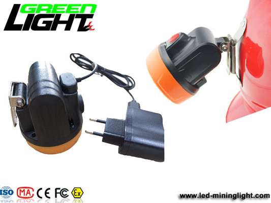 IP68 1W 2.8Ah Li Ion 6000 Lux Mining Hard Hat Lights
