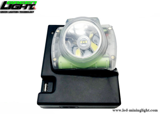 lampe de chapeau de mineurs de 1W 13000 Lux Waterproof IP68 6.8Ah LED
