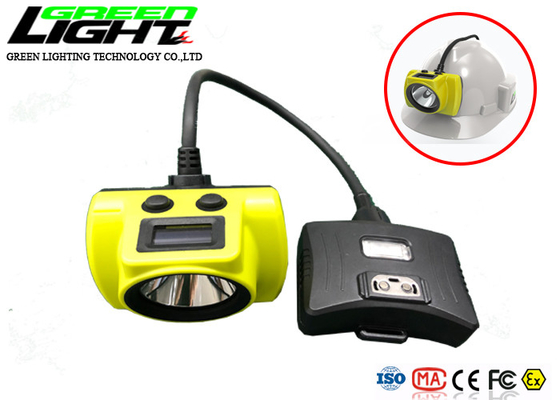 Lampe de chapeau d'exploitation de la batterie 18000lux 2.3W LED de l'écran 6.8Ah d'OLED