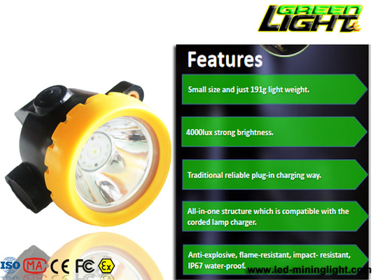 Phare rechargeable imperméable de 200mA 0.93w 117lum LED