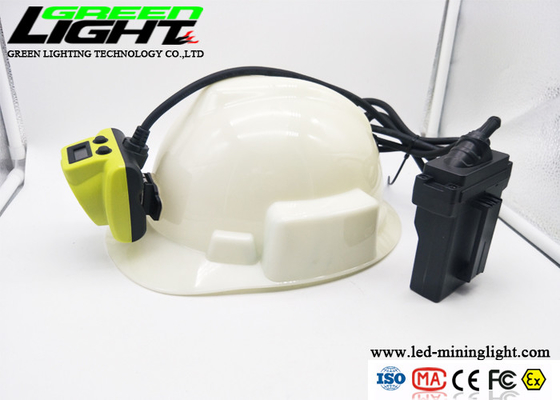 Lampe de chapeau de mineurs de l'écran 4.07W 25000lux 13.6Ah LED d'OLED