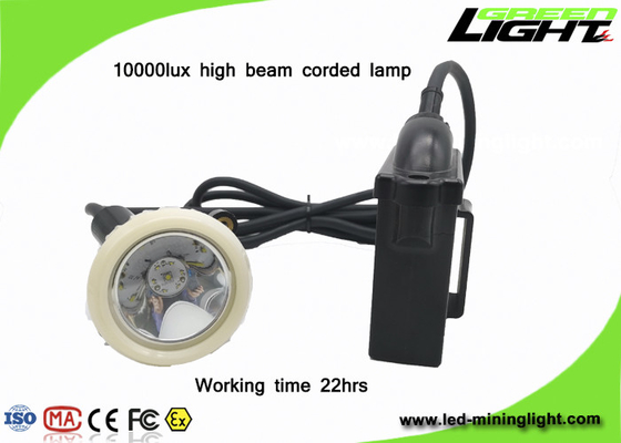 lumières de extraction rechargeables de chapeau de 1.11W 10000lux 6.6Ah