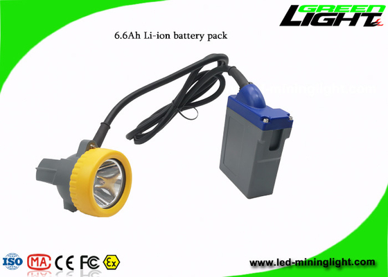 6.6Ah 1.67W 1000cycles a mené la lampe de chapeau de extraction 15000lux