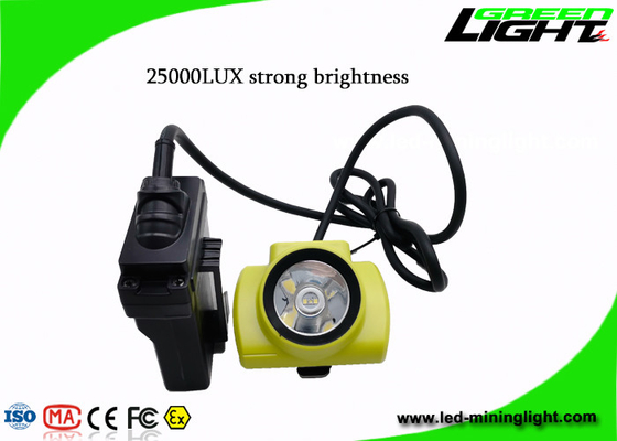 écran de 4.07W 530lum 25000 LUX Mining Cap Lights With OLED