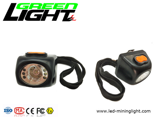 lampes de chapeau de mineurs souterrains de 5.7Ah 1.7W 8000lux IP68