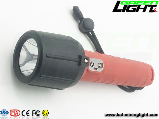 Lumière rechargeable 10W IP68 de torche du chargeur 3000lux 750mA d'USB