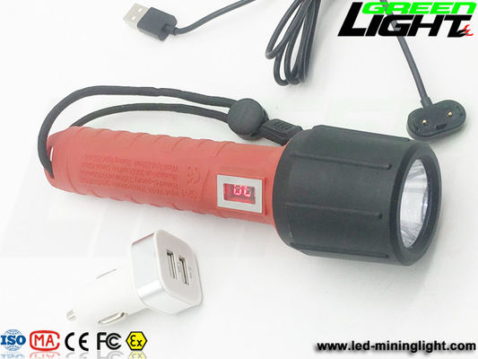 Lumière rechargeable 10W IP68 de torche du chargeur 3000lux 750mA d'USB