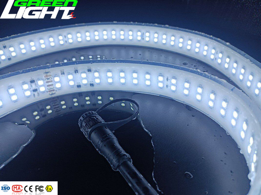 Flux 	les lumières de bande antidétonantes menées flexibles des lumières de bande de 2362lum SMD5050 230VAC imperméabilisent des lumières de bande IP68