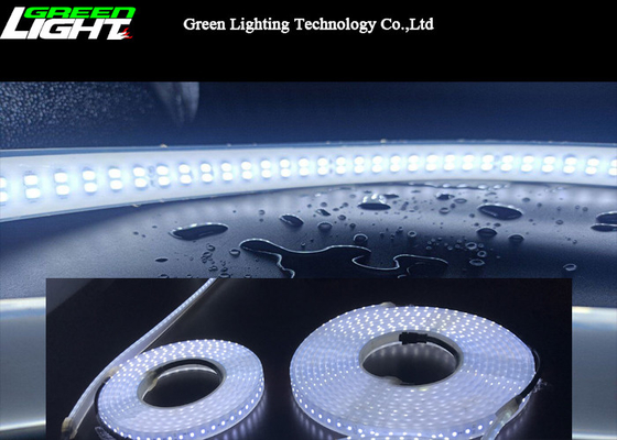 Double lumière de bande de silicone de la rangée 6500k SMD5050 LED 12W/M
