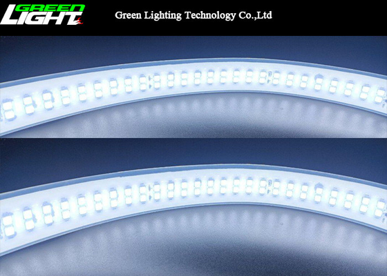 Double lumière de bande de silicone de la rangée 6500k SMD5050 LED 12W/M