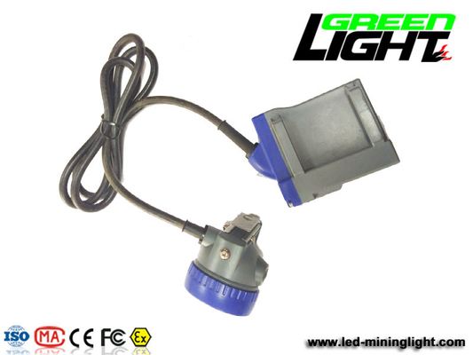 Lampe de chapeau de mineurs de la corde 216lum 15000lux LED de PC 6.6Ah Li Ion Battery