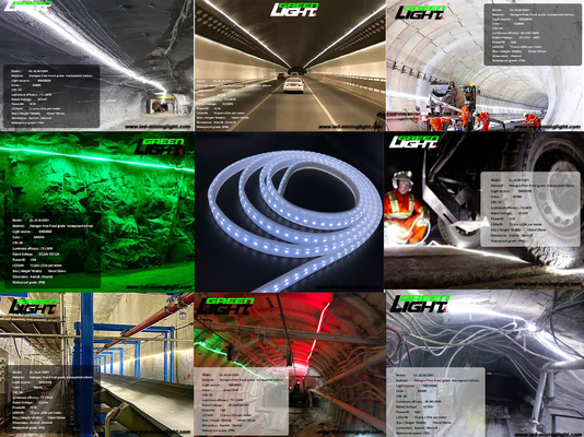 Lumières de bande menées flexibles du silicone 2000LUX SMD5050 16W/M For Tunnel