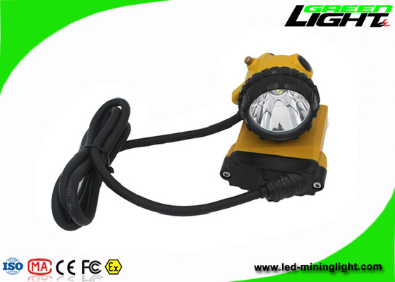 348lum imperméable 10.4Ah a attaché la lampe de chapeau de extraction 25000lux pour des mineurs