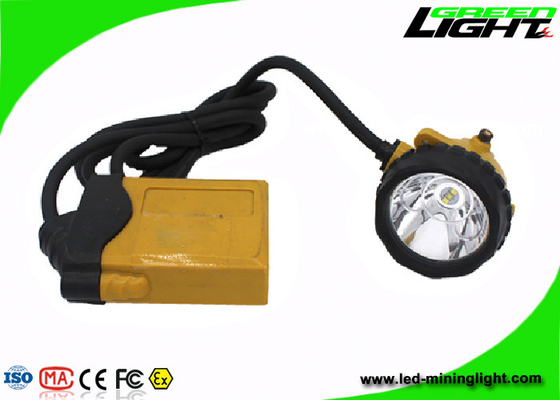 348lum imperméable 10.4Ah a attaché la lampe de chapeau de extraction 25000lux pour des mineurs