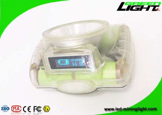 lampe de chapeau sans fil de casque de 232lum 13000lux 1.78W avec l'écran d'OLED