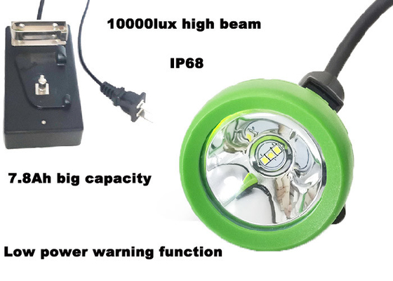La lampe de chapeau rechargeable d'exploitation de MSHA 7.8Ah 10000lux a mené chasser des lumières de chapeau