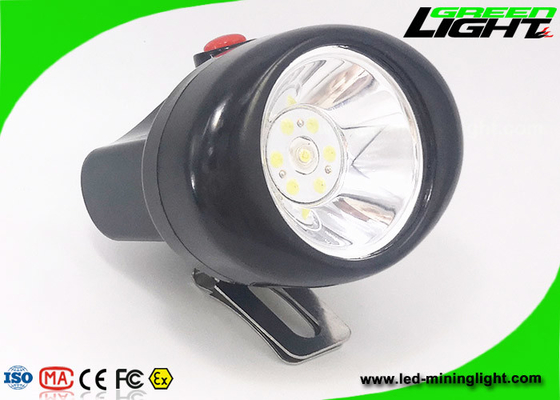 lampe de chapeau imperméable de mineurs de 2.8Ah 180mA IP67 pour le casque dur