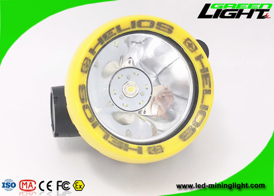 IP68 imperméabilisent l'exploitation 5000lux sans fil ATEX que léger a mené la lampe de chapeau de extraction
