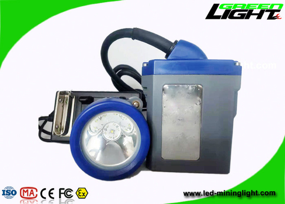 ABS 6.6Ah LED Miners Cap Lamp 216lum 10000lux Lampe frontale de mineurs étanche