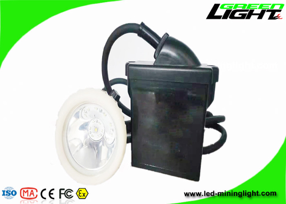 la lampe de chapeau des mineurs 6.6Ah menés a attaché anti 10000lux explosif l'ion que rechargeable IP67 de lithium imperméabilisent