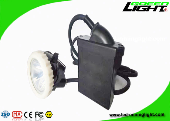 la lampe de chapeau des mineurs 6.6Ah menés a attaché anti 10000lux explosif l'ion que rechargeable IP67 de lithium imperméabilisent