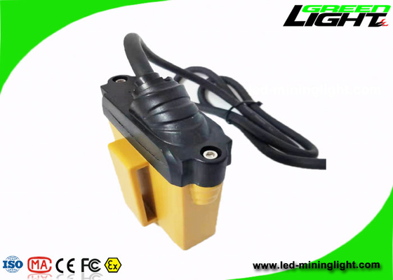 25000Lux 10.4Ah Clignotant Mining Cap Lamp 348lum Réglable Headclip Avec Feux D'avertissement Arrière