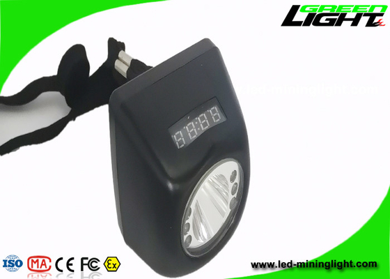 lampe de chapeau 4.5Ah de extraction sans fil rechargeable 4000Lux 1.3W avec l'écran de Digital de corde de sécurité