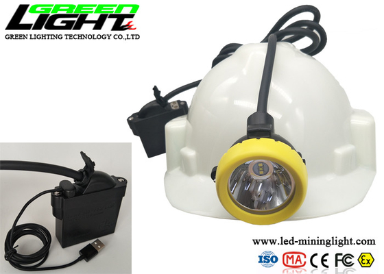 chargeur d'USB de soutien de la lampe de chapeau de mineurs de 7800mAh LED 216lum imperméable