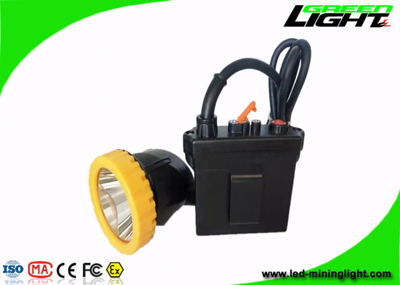 le casque antichoc d'exploitation de 1000mA 3.7W allume l'ABS 50000Lux attaché