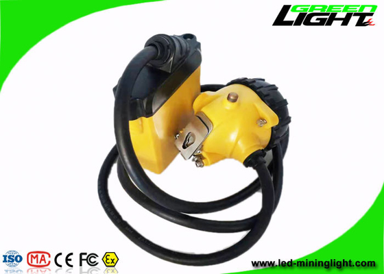 10.4Ah 25000 Lux Led Safety Cap Lamp SOS GL12-A anti-déflagrant avec le câble