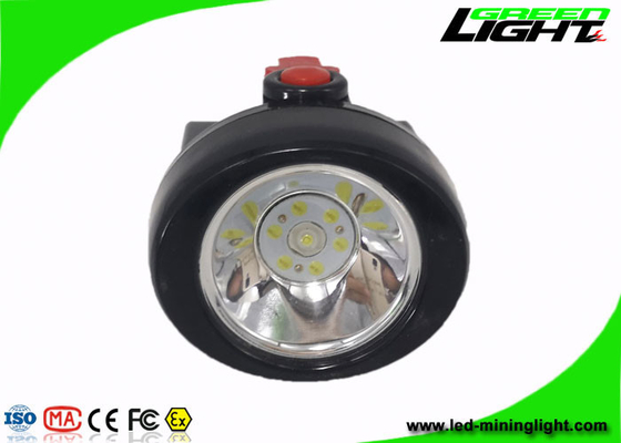 2.8Ah 4000 légers de extraction menés sans fil portatifs Lux Coal Miner Headlamp Cree a mené le temps de travail 15hours