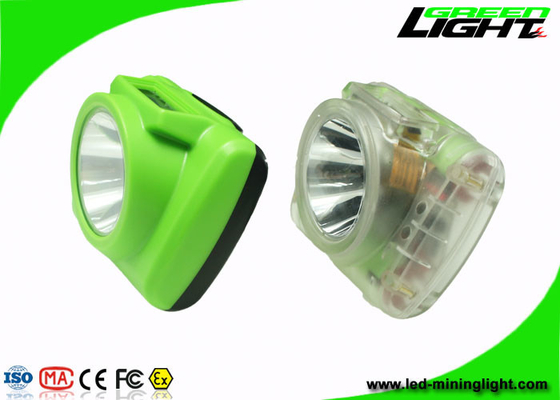PC d'ABS de lampe de chapeau de mineur sans fil de 13000 lux rechargeable avec le phare intelligent d'exploitation de SOS d'écran d'OLED