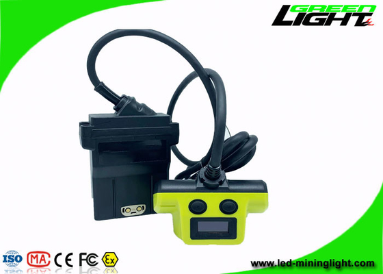 OLED 13.6Ah Rechargeable LED Mining Lamp 25000 Lux Coal Miner Cap Light 18hrs Long Time Working