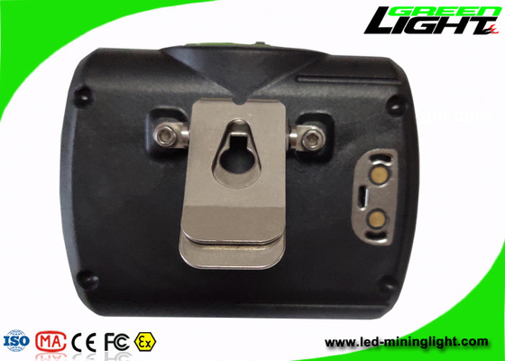 Lampe frontale portable 13000 Lux Cree Led Miner avec affichage OLED SOS 232lum clip réglable en acier inoxydable