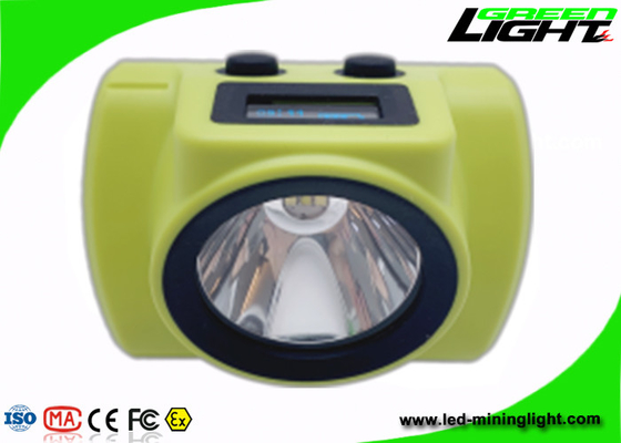 IP68 Étanche Minière Led Lumières 18000lux OLED Écran Magnétique USB Charge Sans Fil Miner Cap Lampe avec SOS