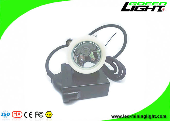 10000Lux LED Miners Cap Lampe Batterie au lithium rechargeable 1.67W 6600mAh ABS PC étanche