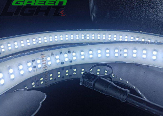 AC110V 35W LED bandes lumineuses flexibles SMD2835 280LEDs bande LED étanche à Double rangée pour Tunnel Mine souterraine extérieure
