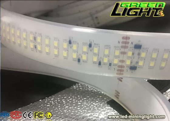 AC110V 35W LED bandes lumineuses flexibles SMD2835 280LEDs bande LED étanche à Double rangée pour Tunnel Mine souterraine extérieure