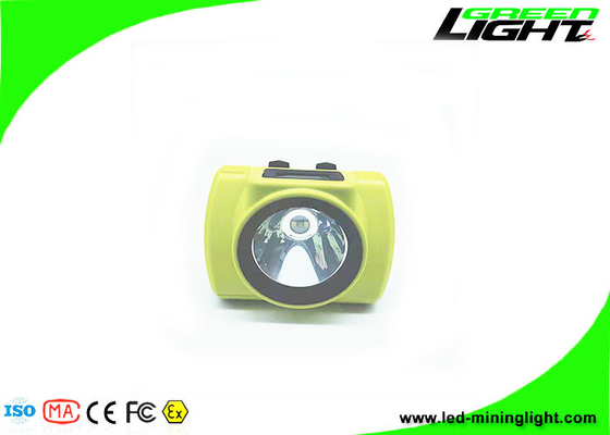 Écran OLED 18000 Lux LED Mining Cap Lights Phare de mineurs rechargeable sans fil anti-déflagrant 6.8Ah