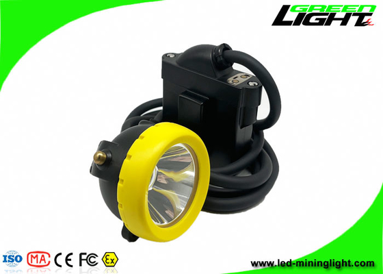 Le chapeau d'exploitation de 16hrs LED allume le phare de mineurs de chargeur d'USB de 10000 Lux 6600 mAh pour le casque dur