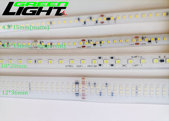 1100 Lumen/M Flexible LED Strip Lights 24V Underground Silicone 5050 RGB Couleur Changeante LED Strip Lights pour l'extérieur