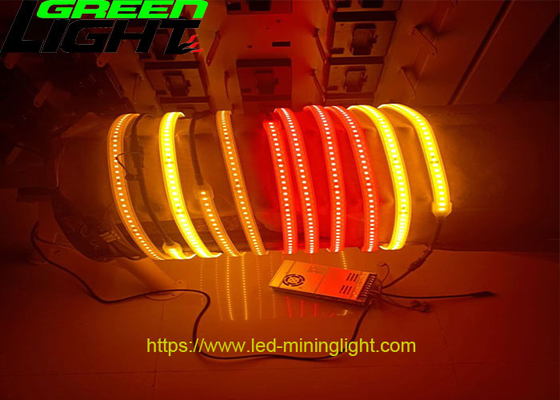1100 Lumen/M Flexible LED Strip Lights 24V Underground Silicone 5050 RGB Couleur Changeante LED Strip Lights pour l'extérieur