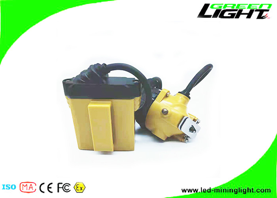 25000lux Super Bright Rechargeable LED Miners Lampe 10.4Ah SAMSUNG Batterie IP68 3W Lampe frontale étanche