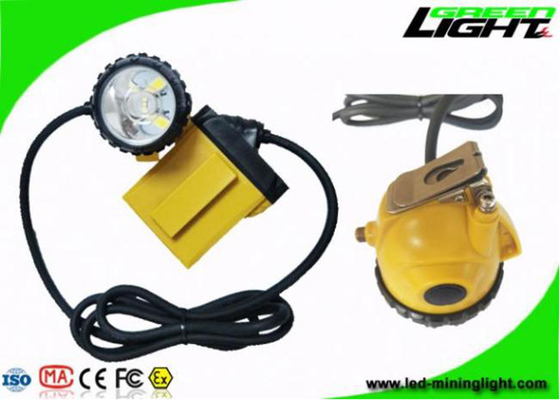 25000lux Super Bright Rechargeable LED Miners Lampe 10.4Ah SAMSUNG Batterie IP68 3W Lampe frontale étanche