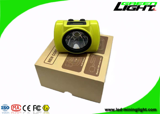 mineur de remplissage imperméable rechargeable sans fil Headlamp des lumières 6800mAh Panasonic IP68 USB d'exploitation de 18000lux LED