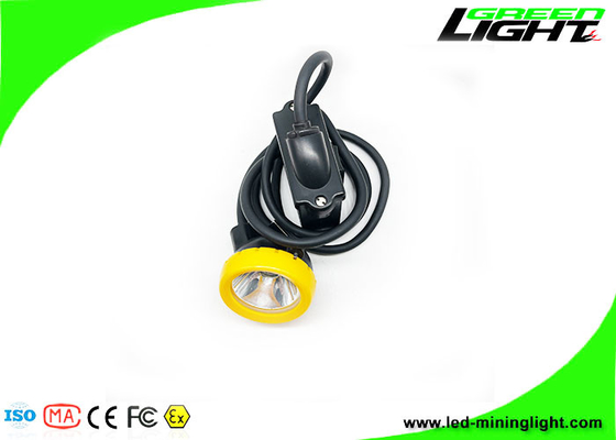 Anti Explosif 12000lux Led Miner Cap Lampe Silicone Bouton Filaire Cap Lampe Couleur Logo Personnalisé 18hrs Temps De Travail