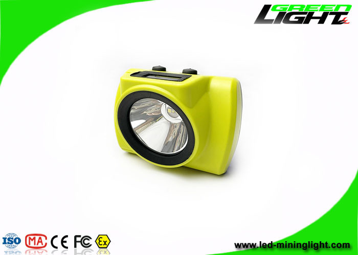 Écran OLED 18000 Lux LED Mining Cap Lights Phare de mineurs rechargeable sans fil anti-déflagrant 6.8Ah